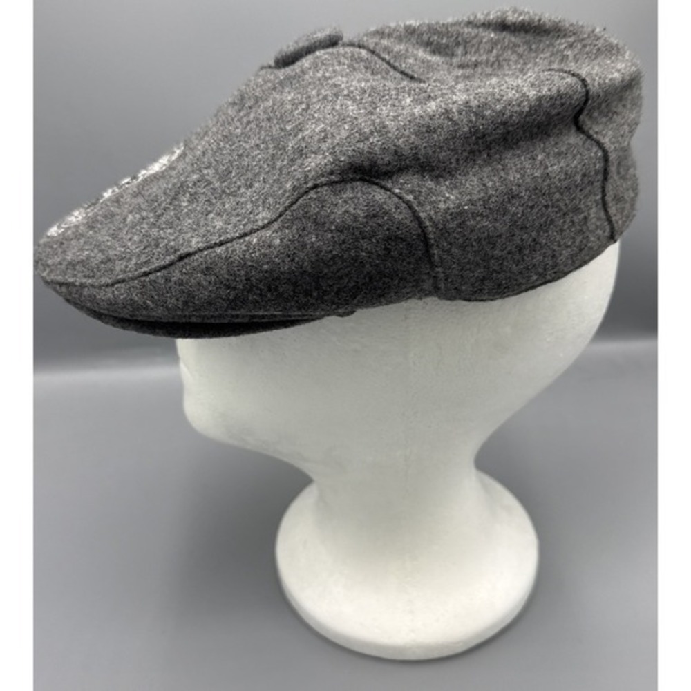 St. Andrew's Old Course Wool Tam O'Shanter Gray Golf Cap Dum Spiro Spero Crest‎ - Picture 2 of 6